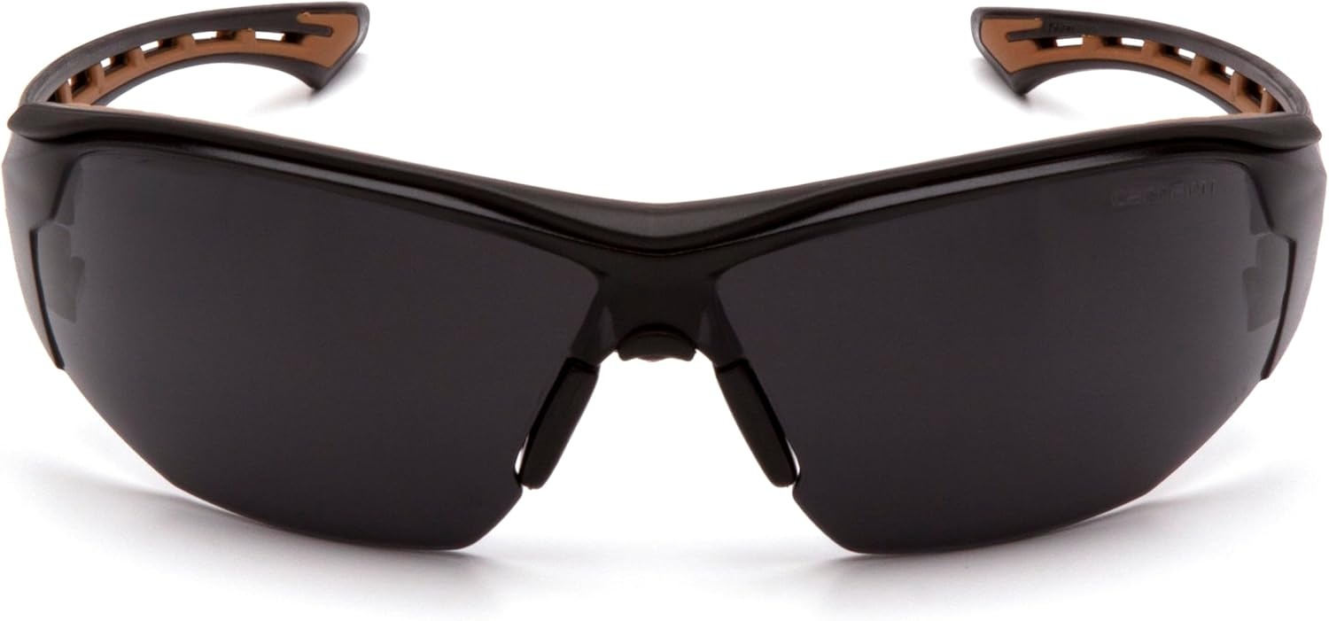 imageCarhartt Gear CHB818ST Easley Sandstone Bronze AntiFog Lens One Size Fits All BlackTanGray Lens