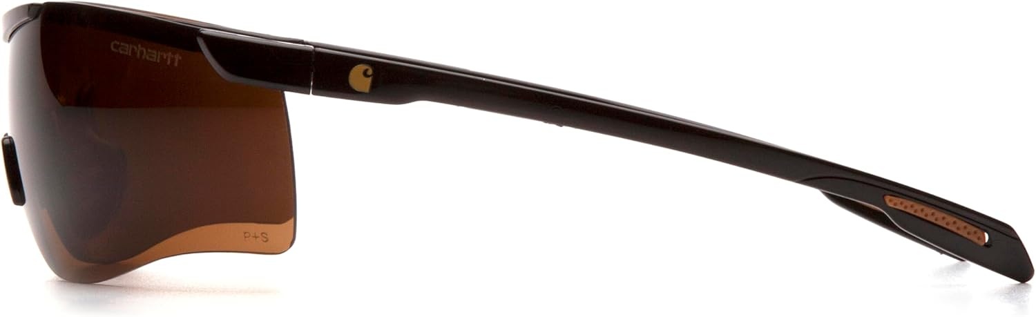 imageCarhartt Gear CHB918ST Cayce Sandstone Bronze AntiFog Lens One Size Fits All BlackTan