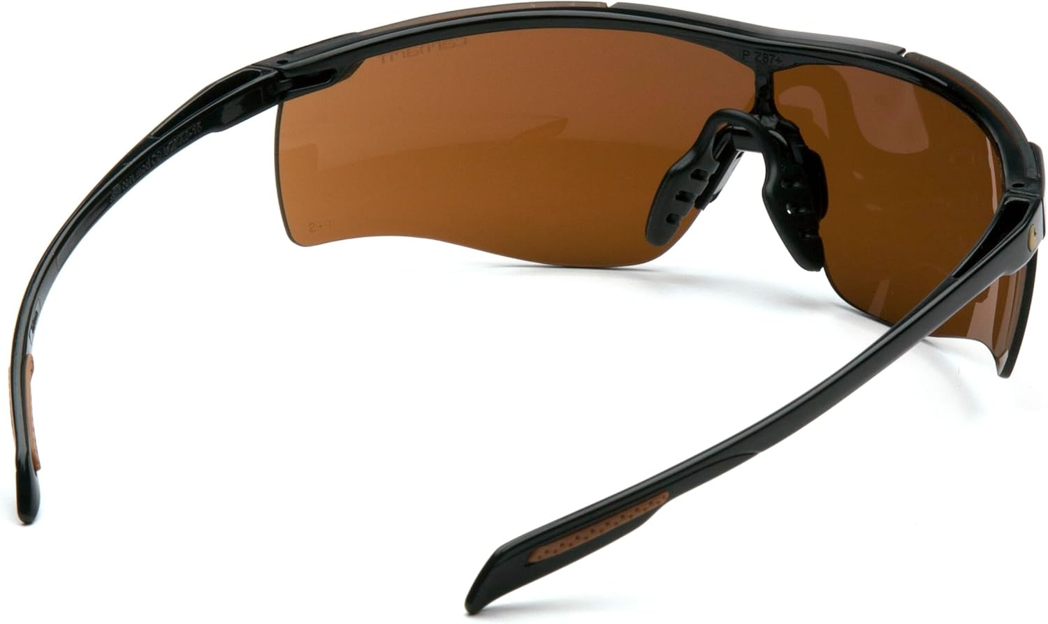 imageCarhartt Gear CHB918ST Cayce Sandstone Bronze AntiFog Lens One Size Fits All BlackTan