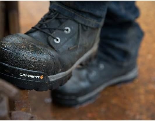 imageCarhartt Ground Force 6 Waterproof Composite Toe Boot Durable SlipResistant Outsole with Rubber Heel Composite Safety Toe and Insite FootbedRedBrown
