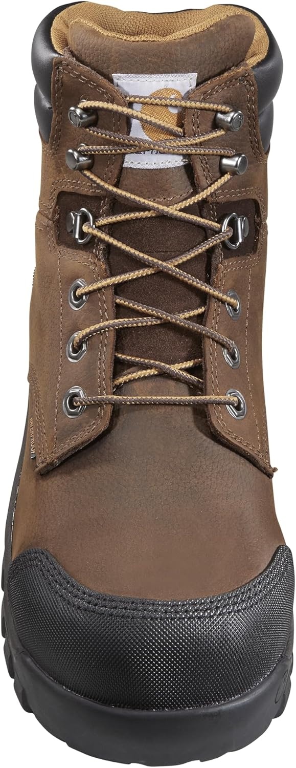 imageCarhartt Mens CMF6380 Rugged Flex Six Inch Waterproof Work BootDark Brown