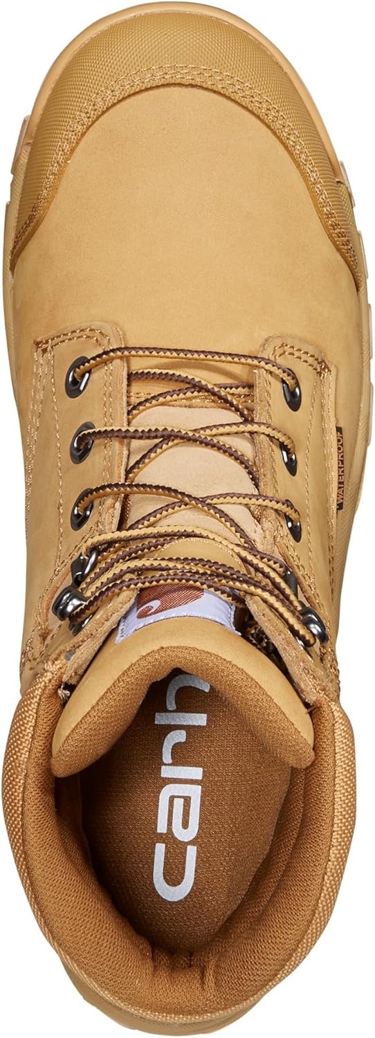 imageCarhartt Mens CMF6380 Rugged Flex Six Inch Waterproof Work BootWheat
