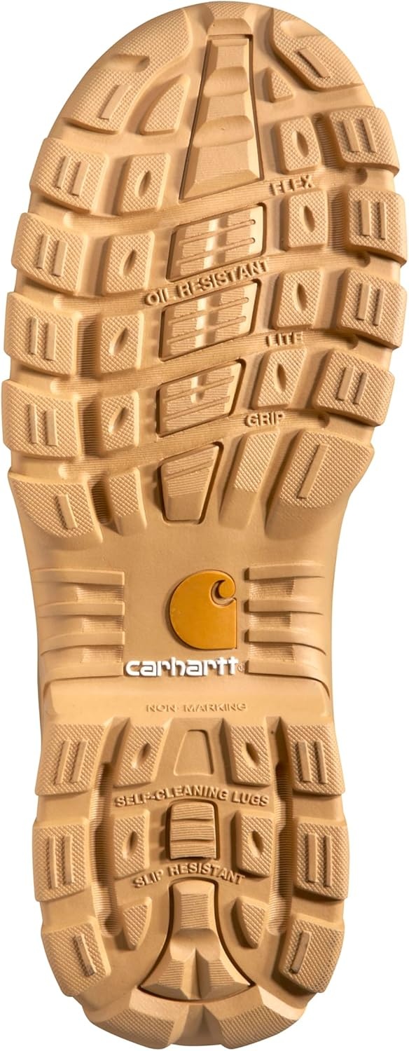 imageCarhartt Mens CMF6380 Rugged Flex Six Inch Waterproof Work BootWheat