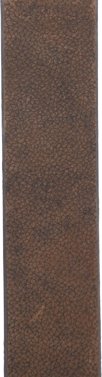 imageCarhartt Mens Durable Full Grain Saddle Leather Classic Belts WRugged Antique Nickel HardwareDark Brown
