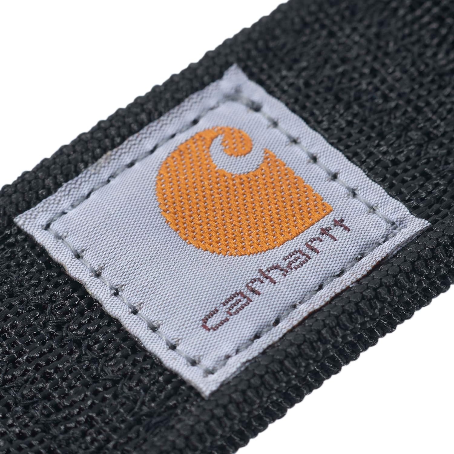 imageCarhartt Mens Durable Nylon Webbing Belts Wa Slim Profile DesignRugged Flex Black