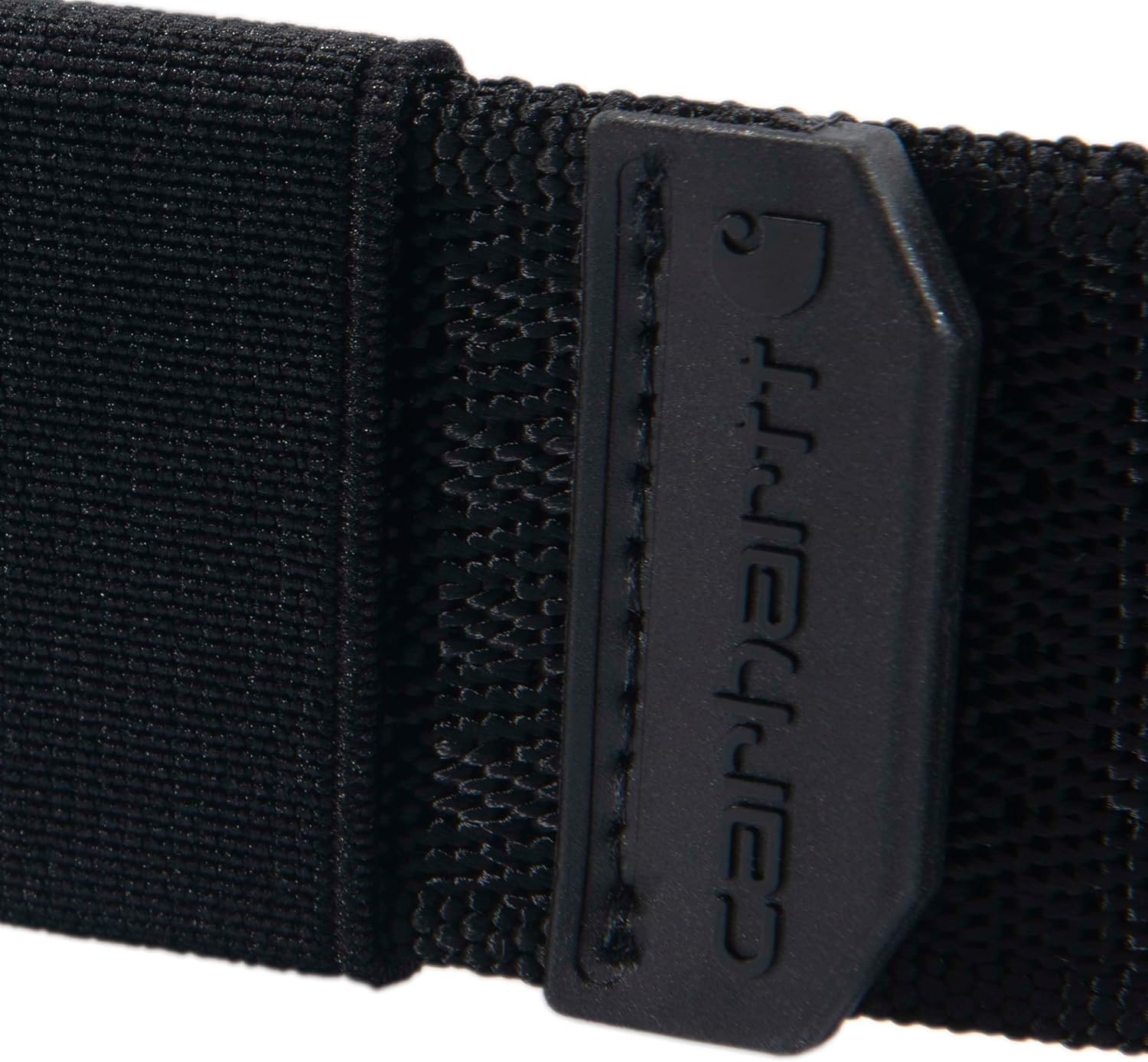 imageCarhartt Mens Durable Nylon Webbing Belts Wa Slim Profile DesignRugged Flex Black