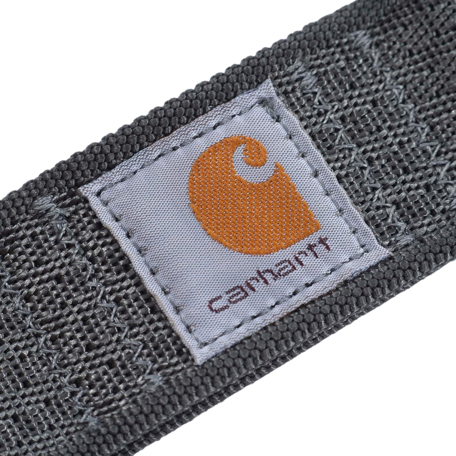 imageCarhartt Mens Durable Nylon Webbing Belts Wa Slim Profile DesignRugged Flex Gravel