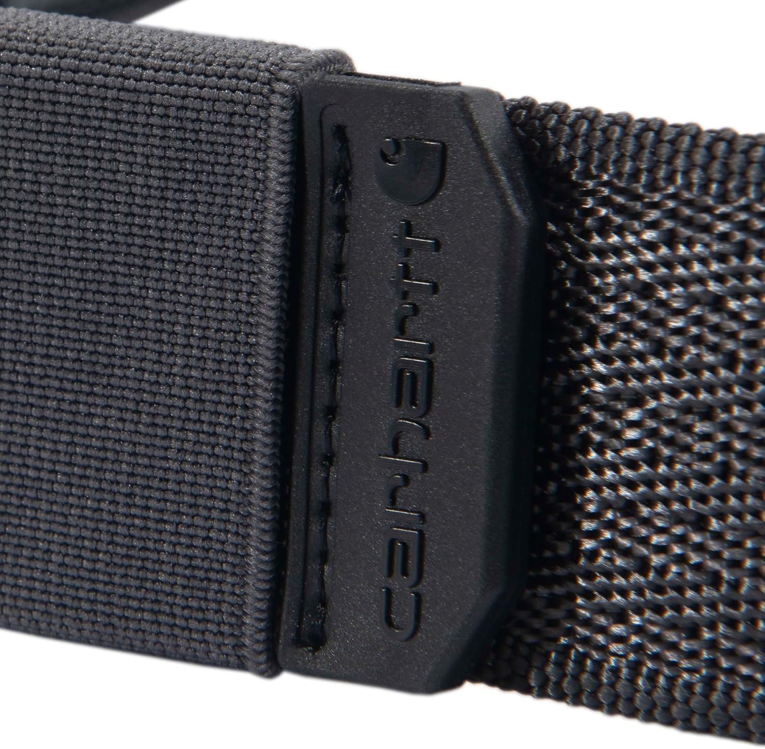imageCarhartt Mens Durable Nylon Webbing Belts Wa Slim Profile DesignRugged Flex Gravel