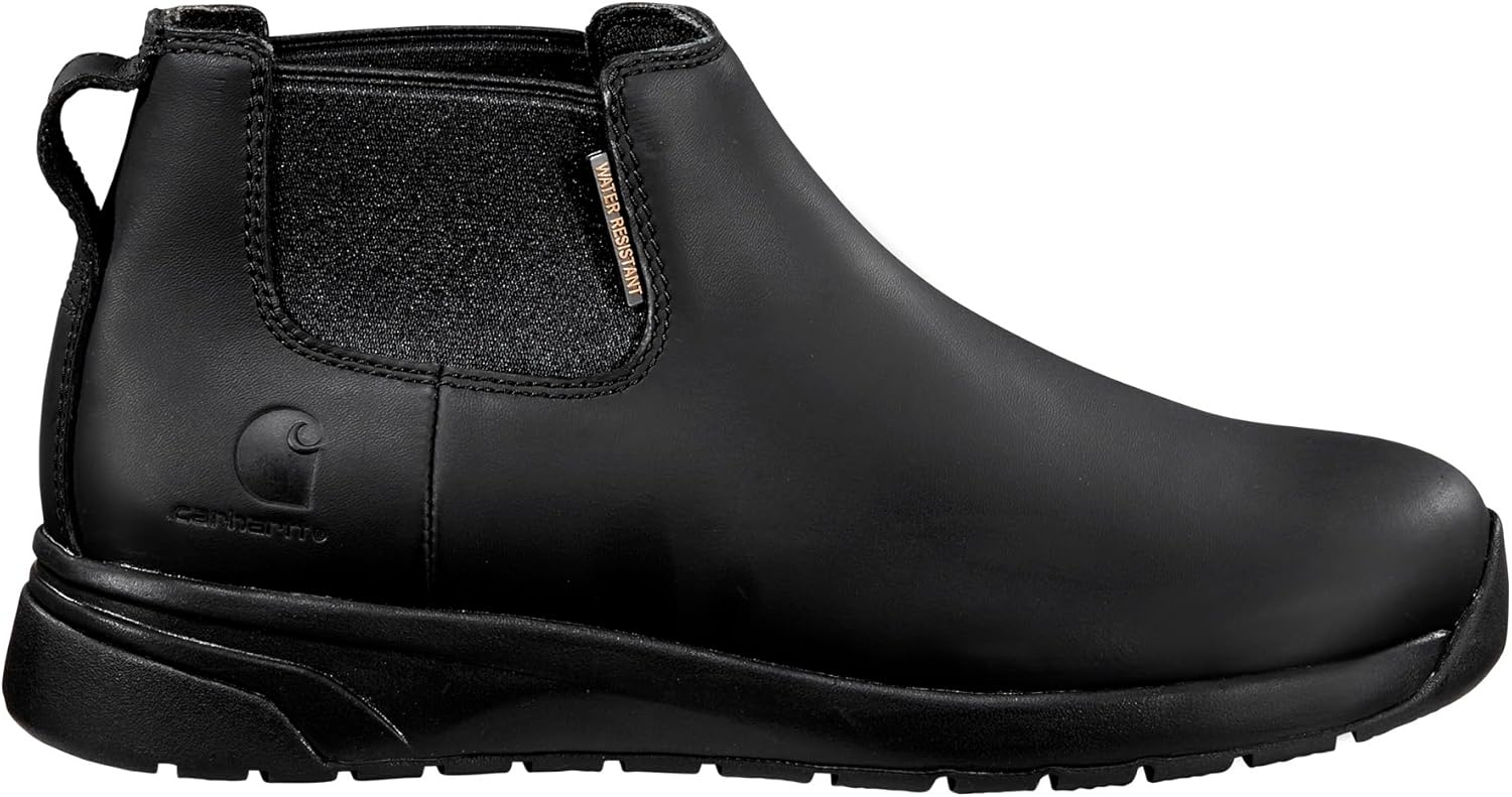 imageCarhartt Mens Force 4 Water Resistant Romeo Nano Toe Work BootBlack