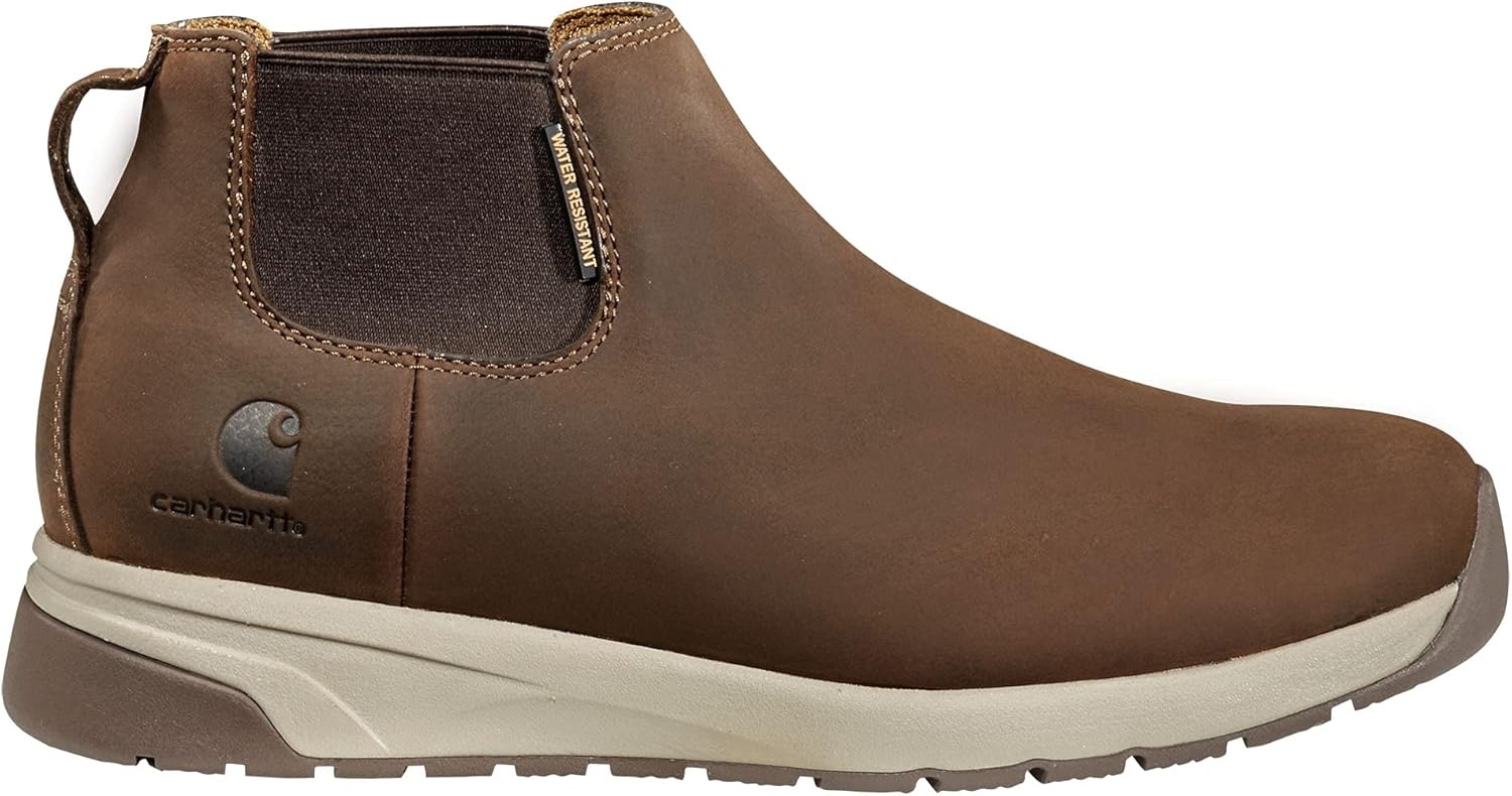 imageCarhartt Mens Force 4 Water Resistant Romeo Nano Toe Work BootBrown