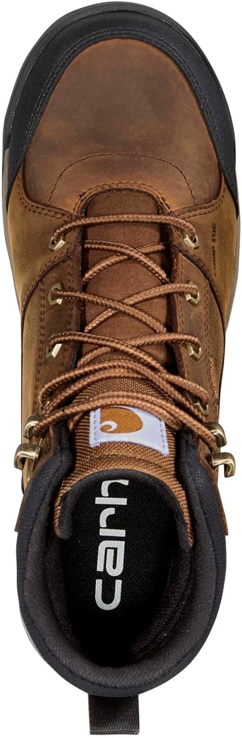 imageCarhartt Mens Force HD 6 Waterproof CompositeToe Work BootBrown