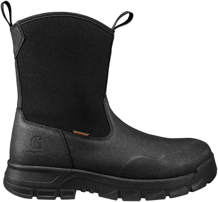 imageCarhartt Mens Kentwood Waterproof 9 Steel Toe Wellington Industrial BootBlack