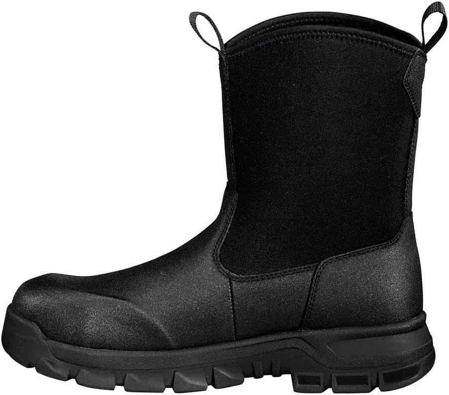 imageCarhartt Mens Kentwood Waterproof 9 Steel Toe Wellington Industrial BootBlack