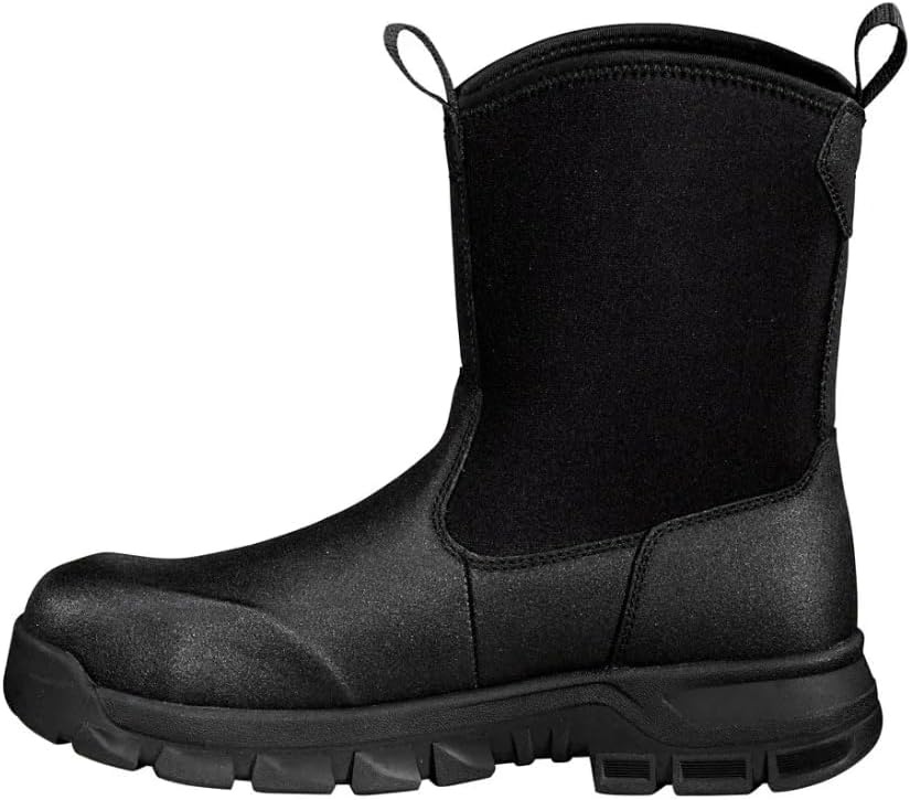 imageCarhartt Mens Kentwood Waterproof 9 Steel Toe Wellington Industrial BootBlack