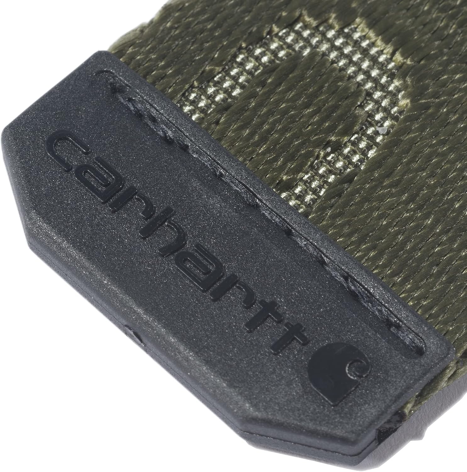 imageCarhartt Mens Rugged Flex Nylon Webbing BeltNylon Webbing Ladder Lock Army Green