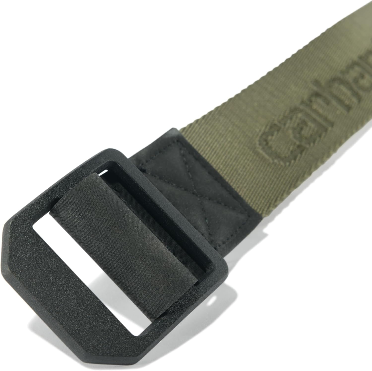 imageCarhartt Mens Rugged Flex Nylon Webbing BeltNylon Webbing Ladder Lock Army Green