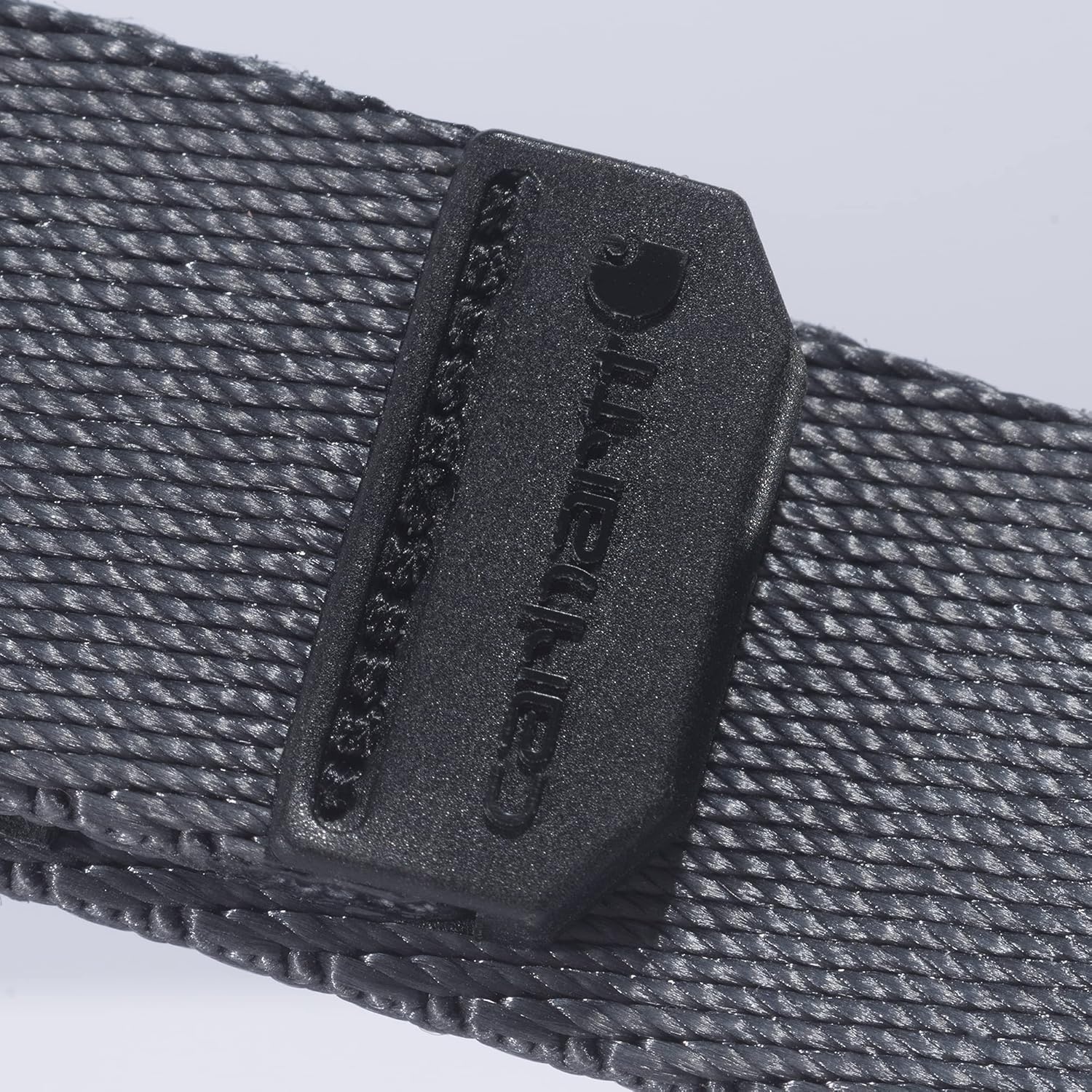 imageCarhartt Mens Rugged Flex Nylon Webbing BeltNylon Webbing Ladder Lock Gravel