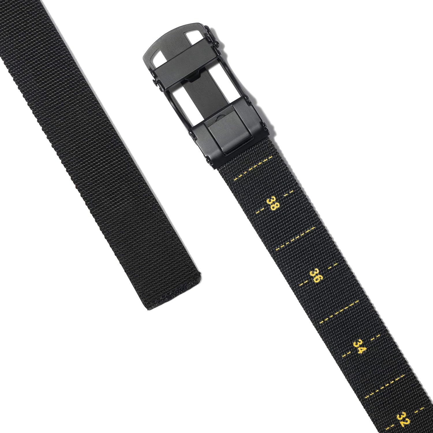 imageCarhartt Mens Rugged Flex Nylon Webbing BeltNylon Webbing Ratchet Belt Black