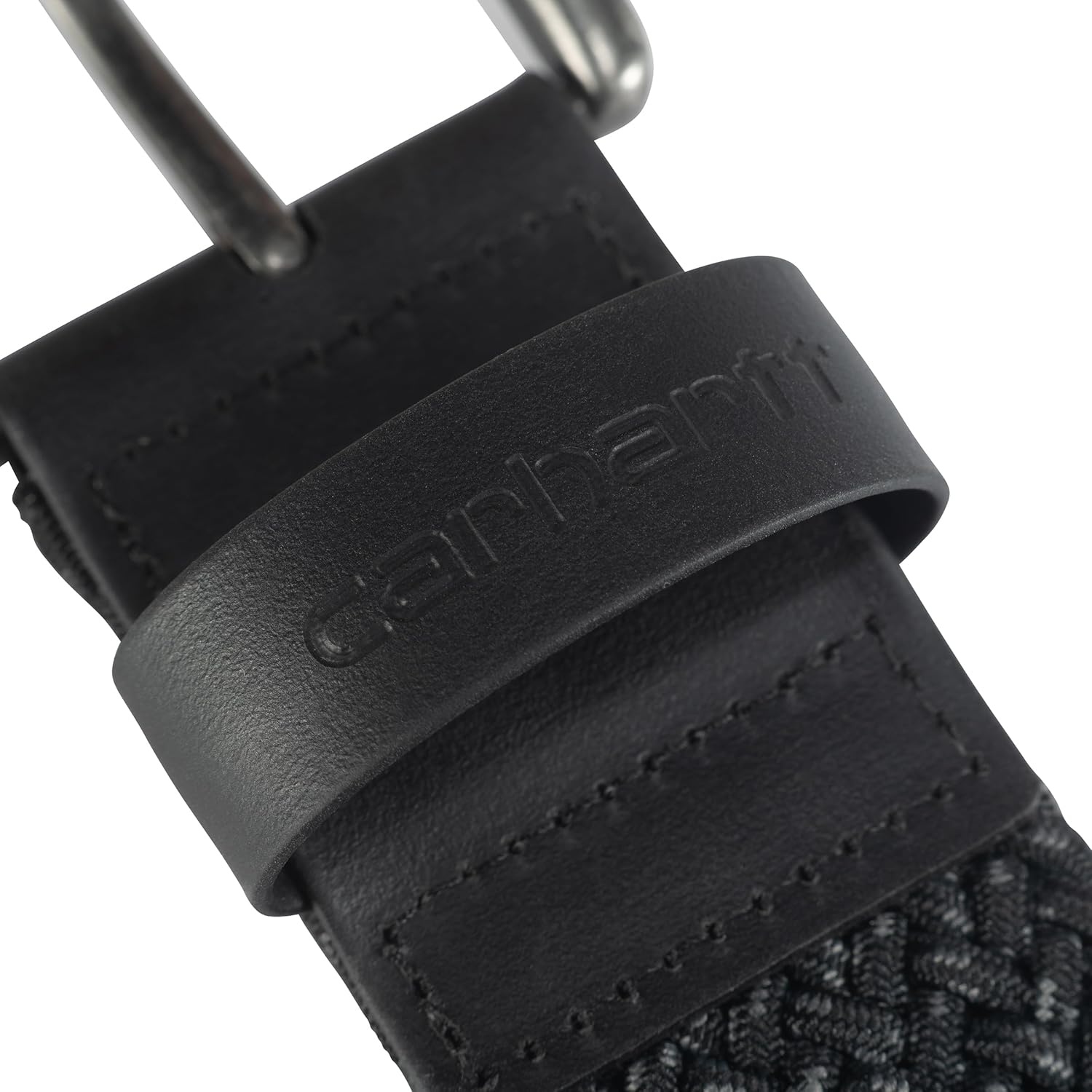 imageCarhartt Mens Rugged Flex Nylon Webbing BeltRugged Flex Nylon Cord Braided Black