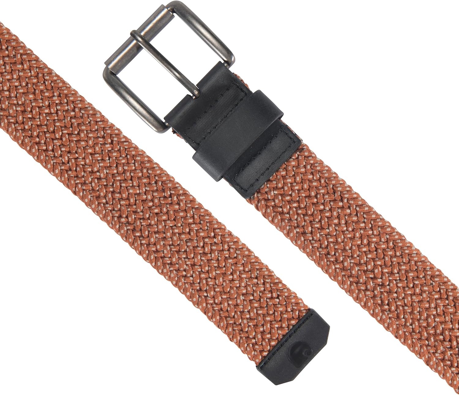imageCarhartt Mens Rugged Flex Nylon Webbing BeltRugged Flex Nylon Cord Braided Burnt Sienna