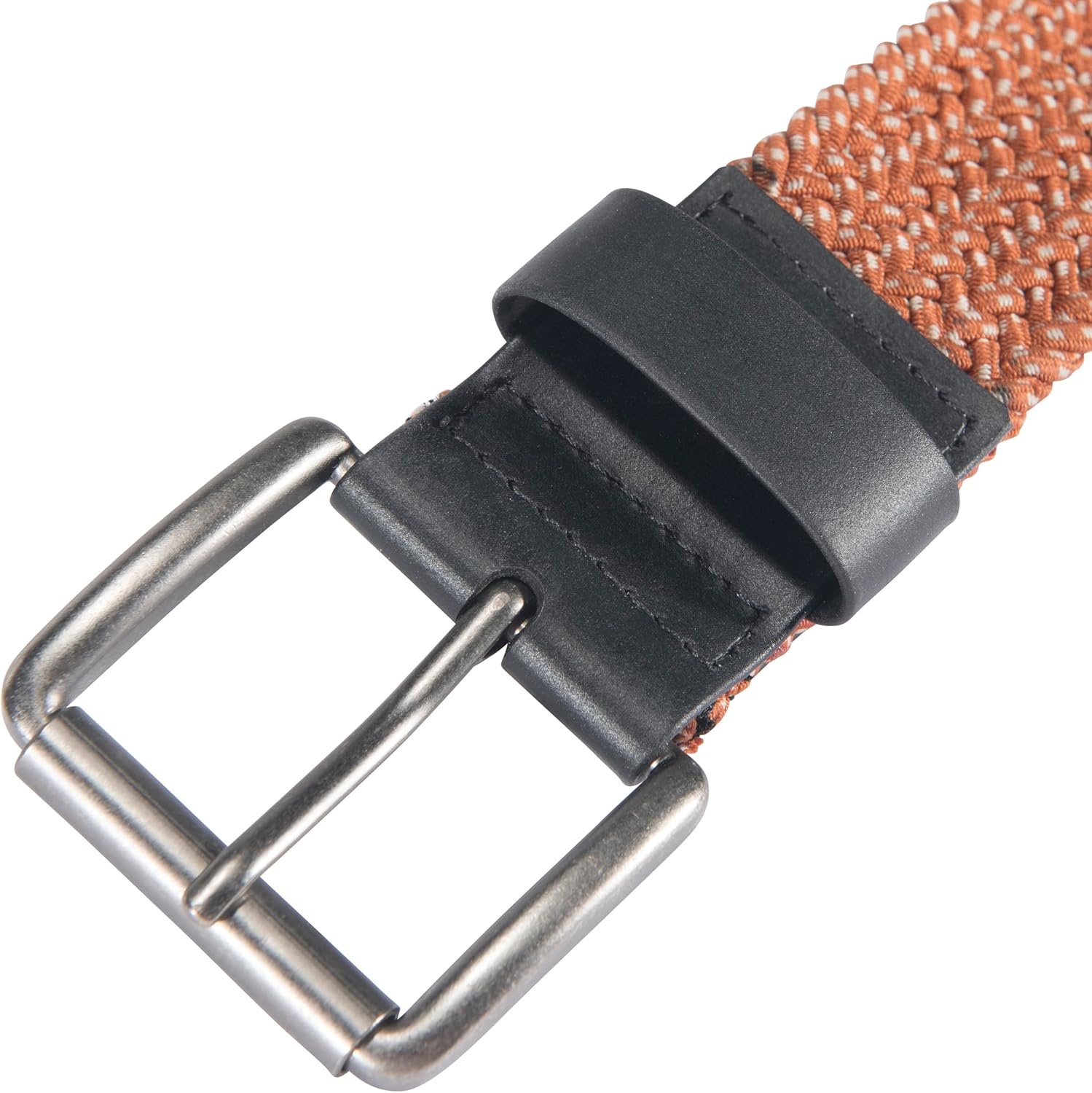 imageCarhartt Mens Rugged Flex Nylon Webbing BeltRugged Flex Nylon Cord Braided Burnt Sienna
