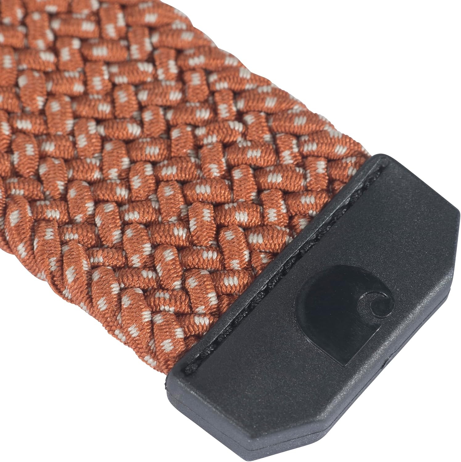 imageCarhartt Mens Rugged Flex Nylon Webbing BeltRugged Flex Nylon Cord Braided Burnt Sienna