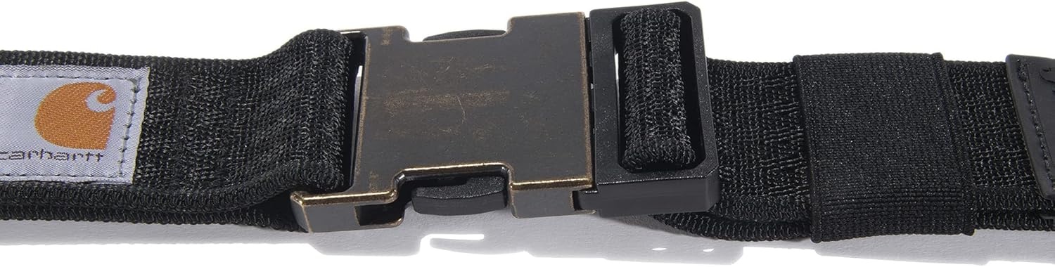 imageCarhartt Mens Rugged Flex Nylon Webbing BeltRugged Flex Nylon Webbing Black
