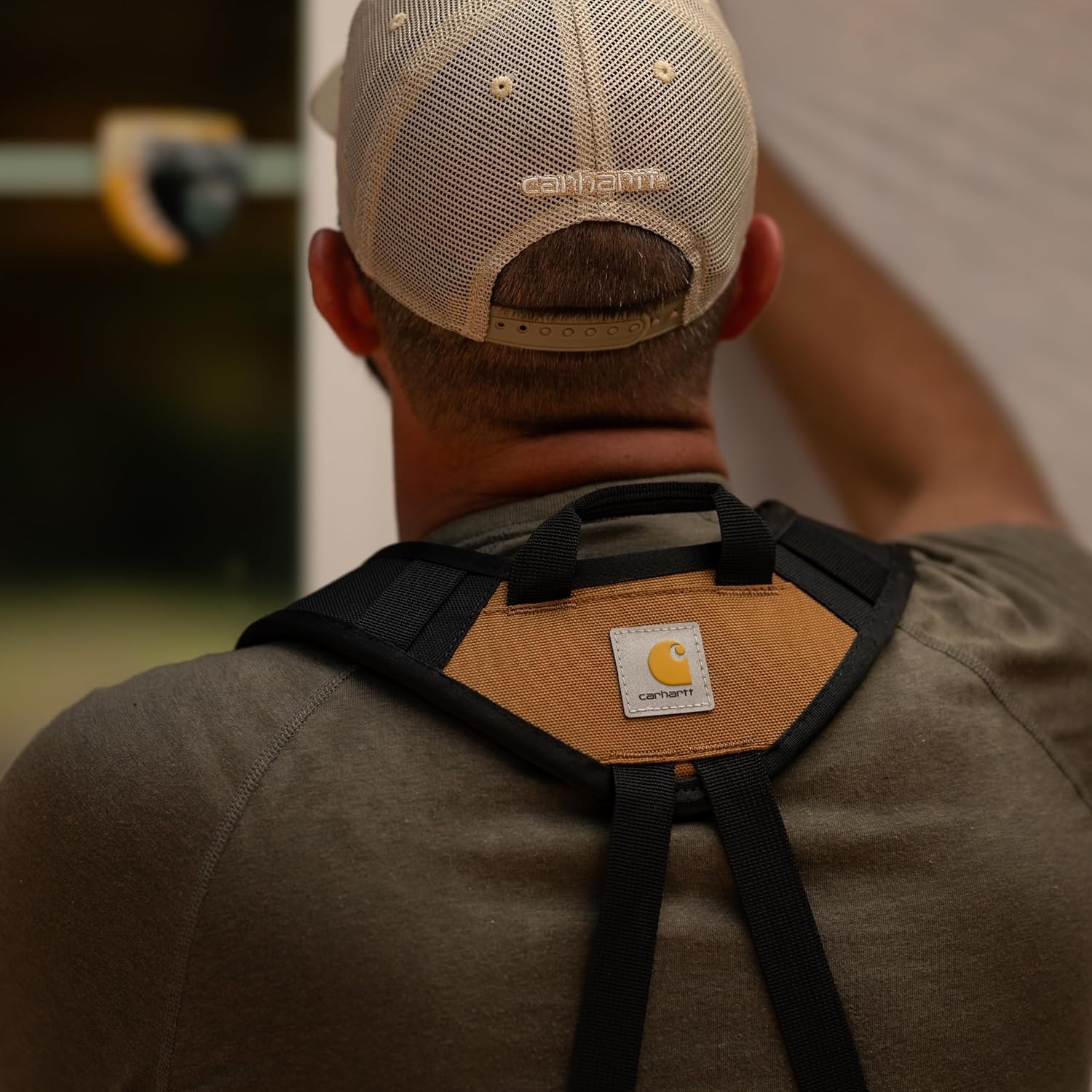 imageCarhartt Station Tool Belt Durable Adjustable WaterResistant Belt Organizer Tool Belt Suspender BrownTool Belt Suspender Brown
