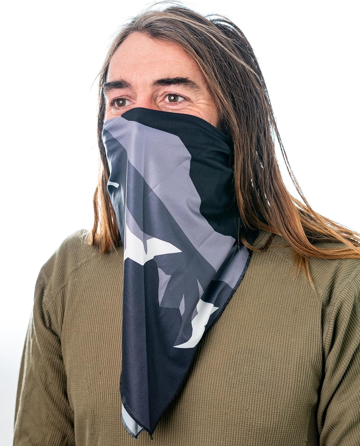 imageCarhartt Unisex Adult Force Lightweight BandanaMountain PrintblackShadow