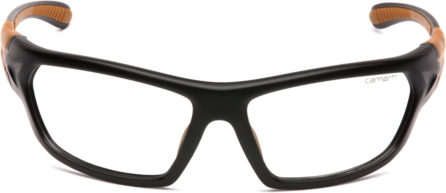imageCarhartt Unisex Sandstone Bronze LensClear Lens BlackTan Frame