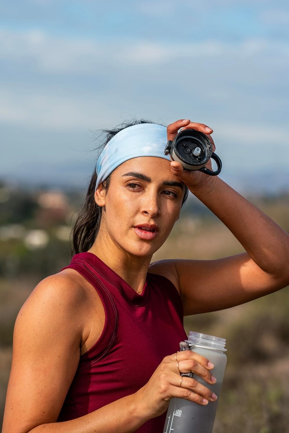 imageCarhartt UnisexAdult Force UPF Lightweight Headband Moonstone One SizeMoonstone