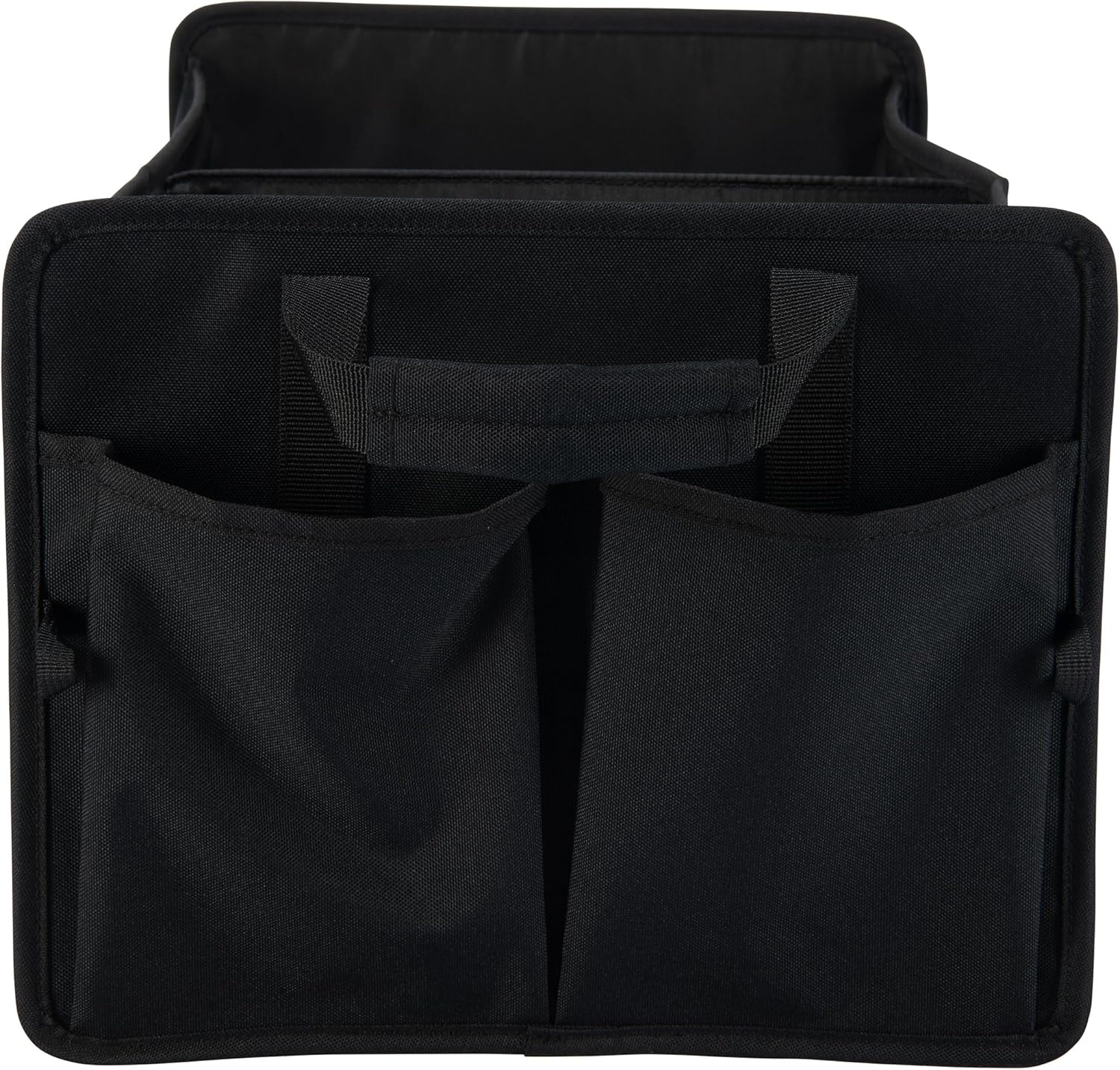 imageCarhartt Universal Collapsible Cargo Trunk Organizer Portable Accessory Storage Organizer for Automotive SUV Trucks amp Cars Black One SizeBlack