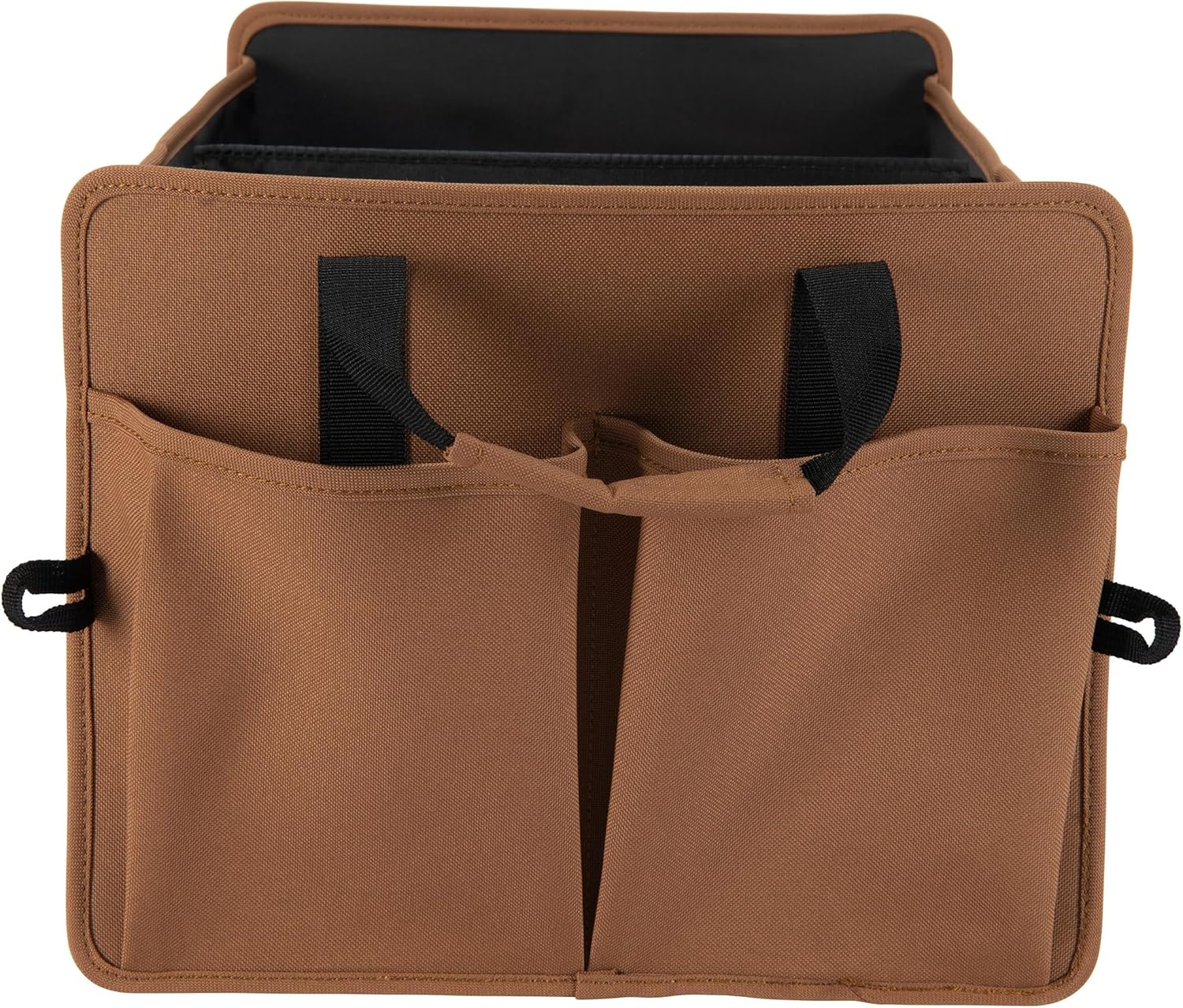 imageCarhartt Universal Collapsible Cargo Trunk Organizer Portable Accessory Storage Organizer for Automotive SUV Trucks amp Cars Black One SizeCarhartt Brown