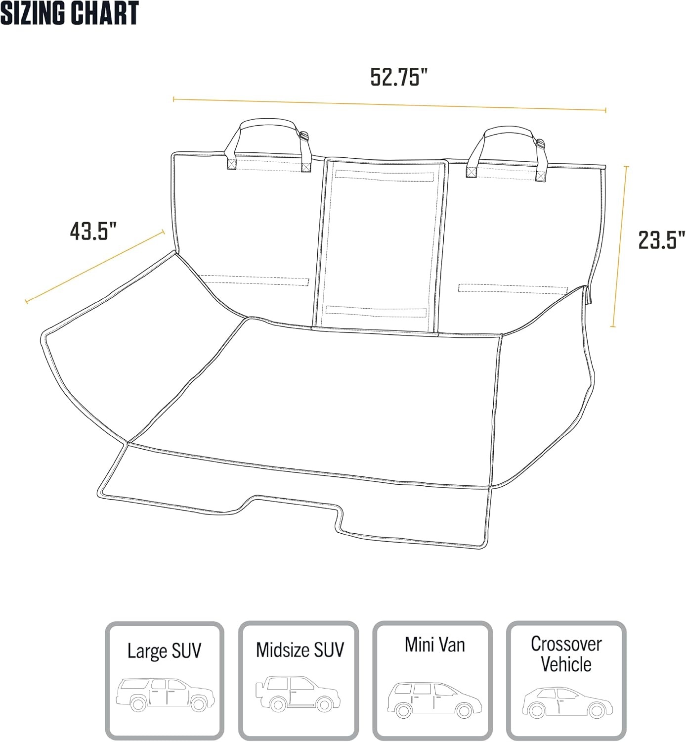 imageCarhartt Universal Fitted Nylon Duck Cargo Liner Durable WaterRepellent Liner Fits a Variety of Cargo Area Sizes BlackCarhartt Brown