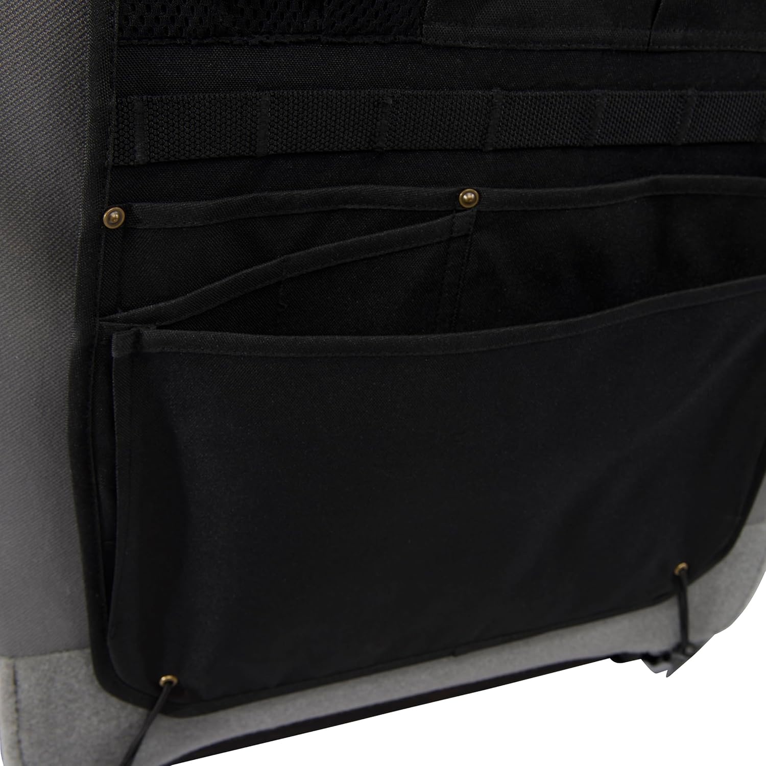 imageCarhartt Universal Nylon Duck Automotive Seat Back Organizer Organization for Work and Kids GravelBlack