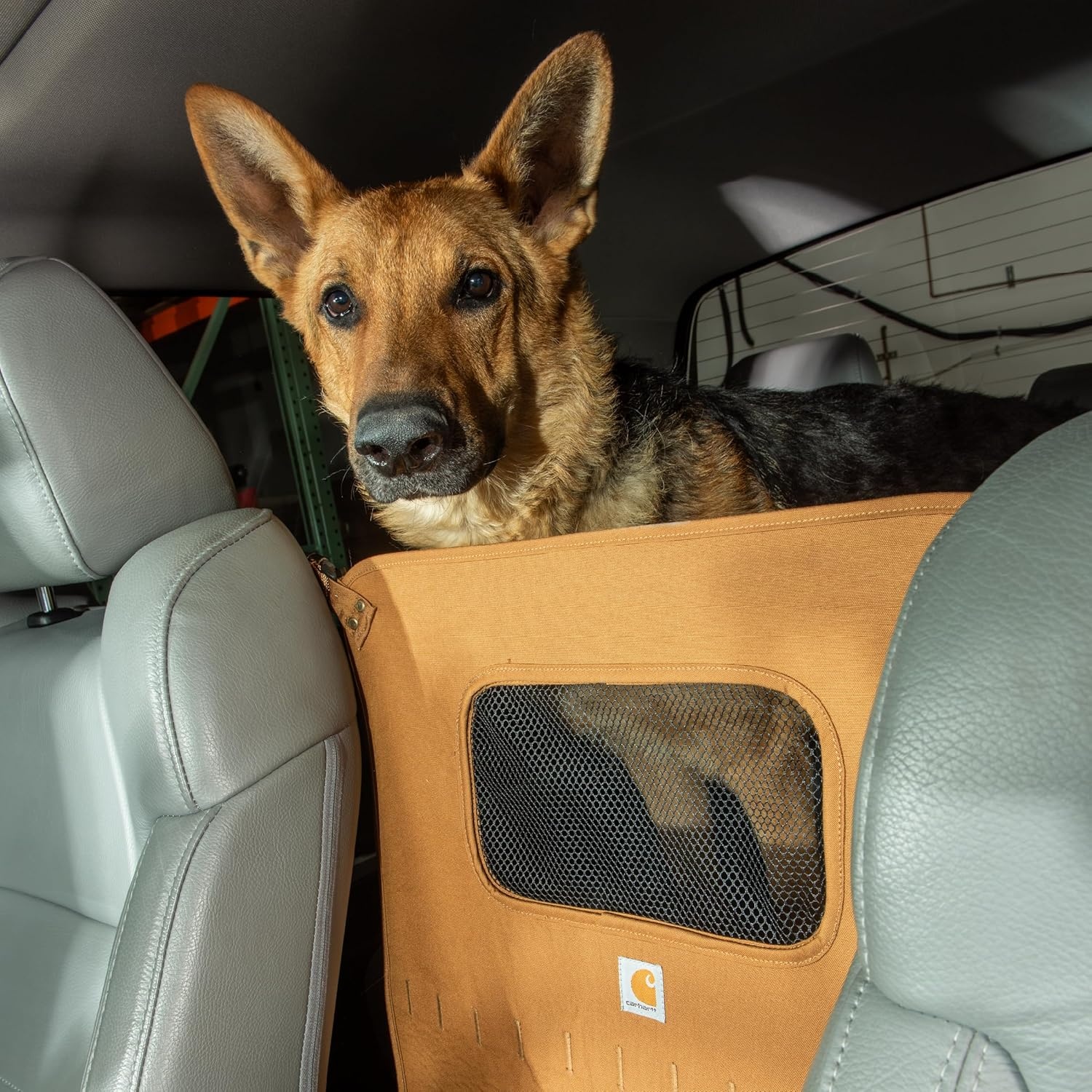imageCarhartt Universal Nylon Duck Pet Barrier Durable Pet Barrier with Rain Defender Durable Water Repellent BlackBlack