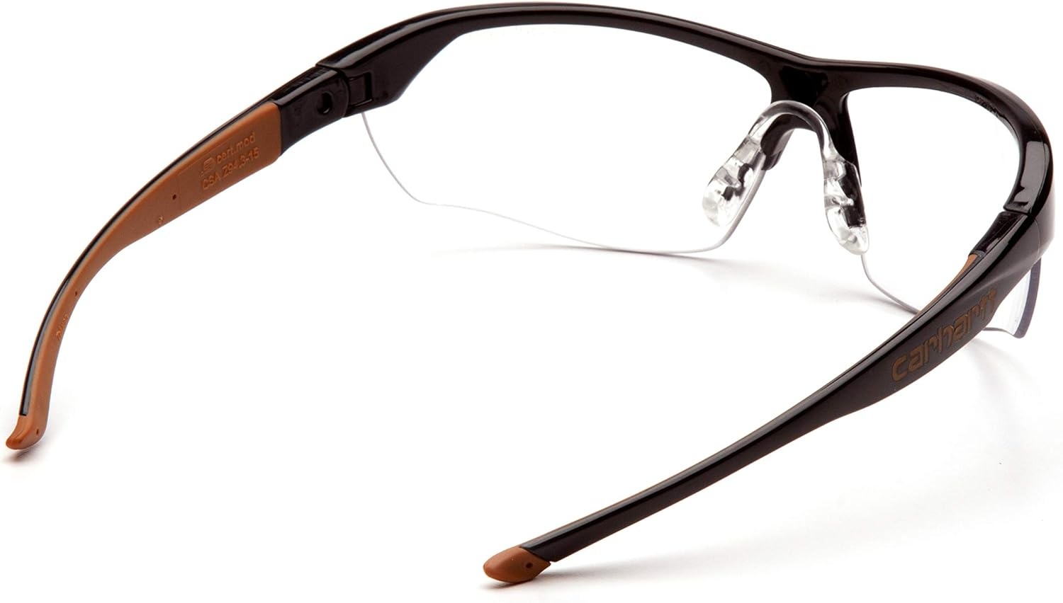 imageCarharttCHB1110DT Braswell AntiFog Safety Glasses Eye Protection Black Frame Clear LensClear Antifog Lens Black Frame