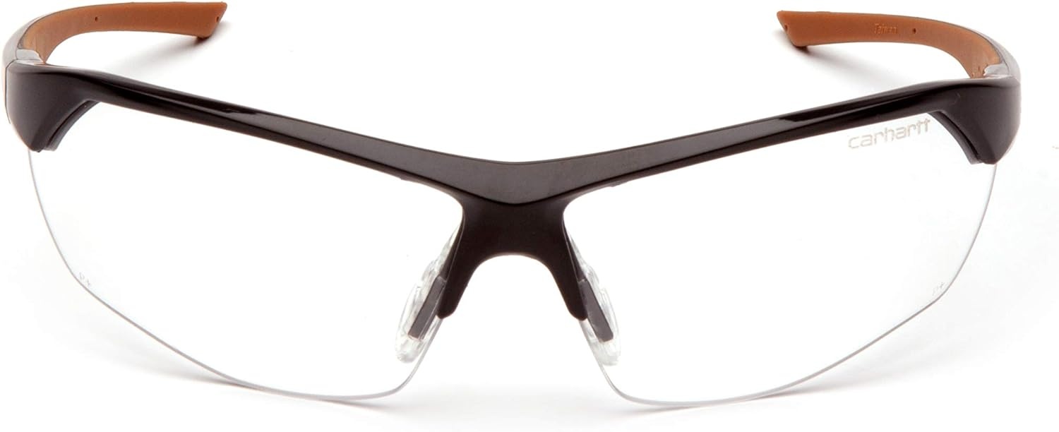 imageCarharttCHB1110DT Braswell AntiFog Safety Glasses Eye Protection Black Frame Clear LensClear Antifog Lens Black Frame