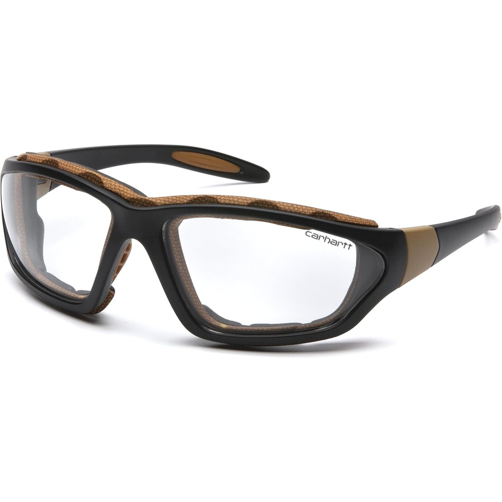imageCarhartt Carthage Safety Eyewear with Vented Foam Carriage Clear AntiFog LensClear Antifog Lens