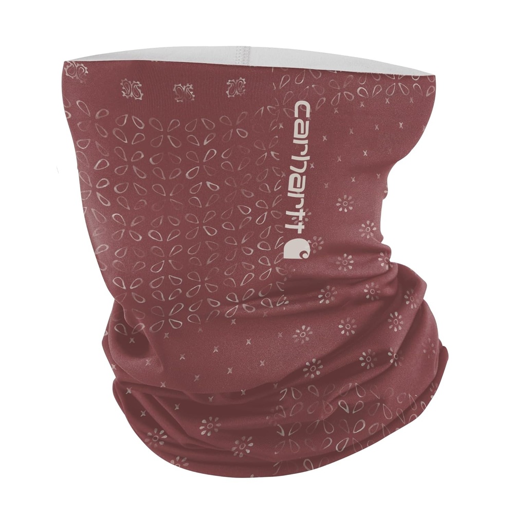imageCarhartt Force AllSeason Neck Gaiter Steel Plate PrintGrey CloudBlack One SizeBandana Printapple ButterMalt