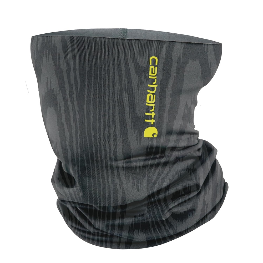 imageCarhartt Force AllSeason Neck Gaiter Steel Plate PrintGrey CloudBlack One SizeWoodgrain PrintblackShadow