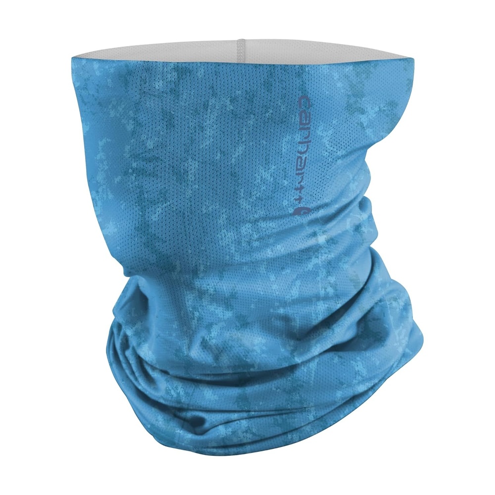 imageCarhartt Force Lightweight Neck Gaiter Tree CamoBurnt Olive One SizeTerrain Camo Tranquil Blue