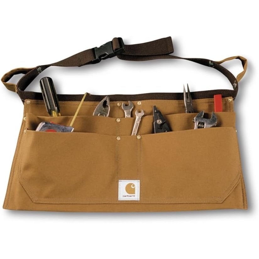 imageCarhartt Mens A09 Duck Nail Apron 2XLarge Carhartt Brown