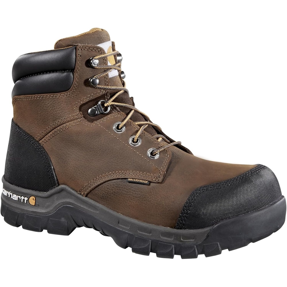 imageCarhartt Mens CMF6380 Rugged Flex Six Inch Waterproof Work BootDark Brown