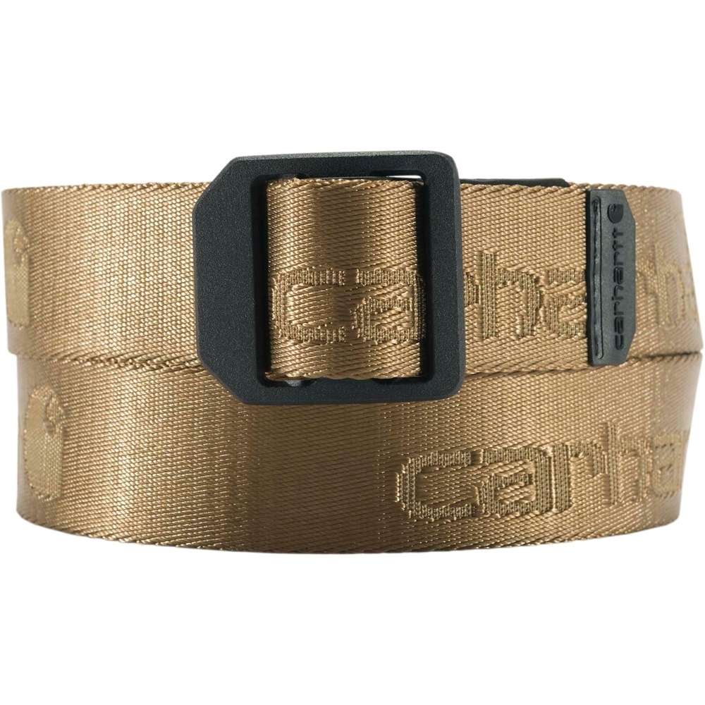 imageCarhartt Mens Durable Nylon Webbing Belts Wa Slim Profile DesignLadder Lock Yukon