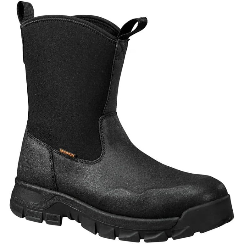 imageCarhartt Mens Kentwood Waterproof 9 Steel Toe Wellington Industrial BootBlack