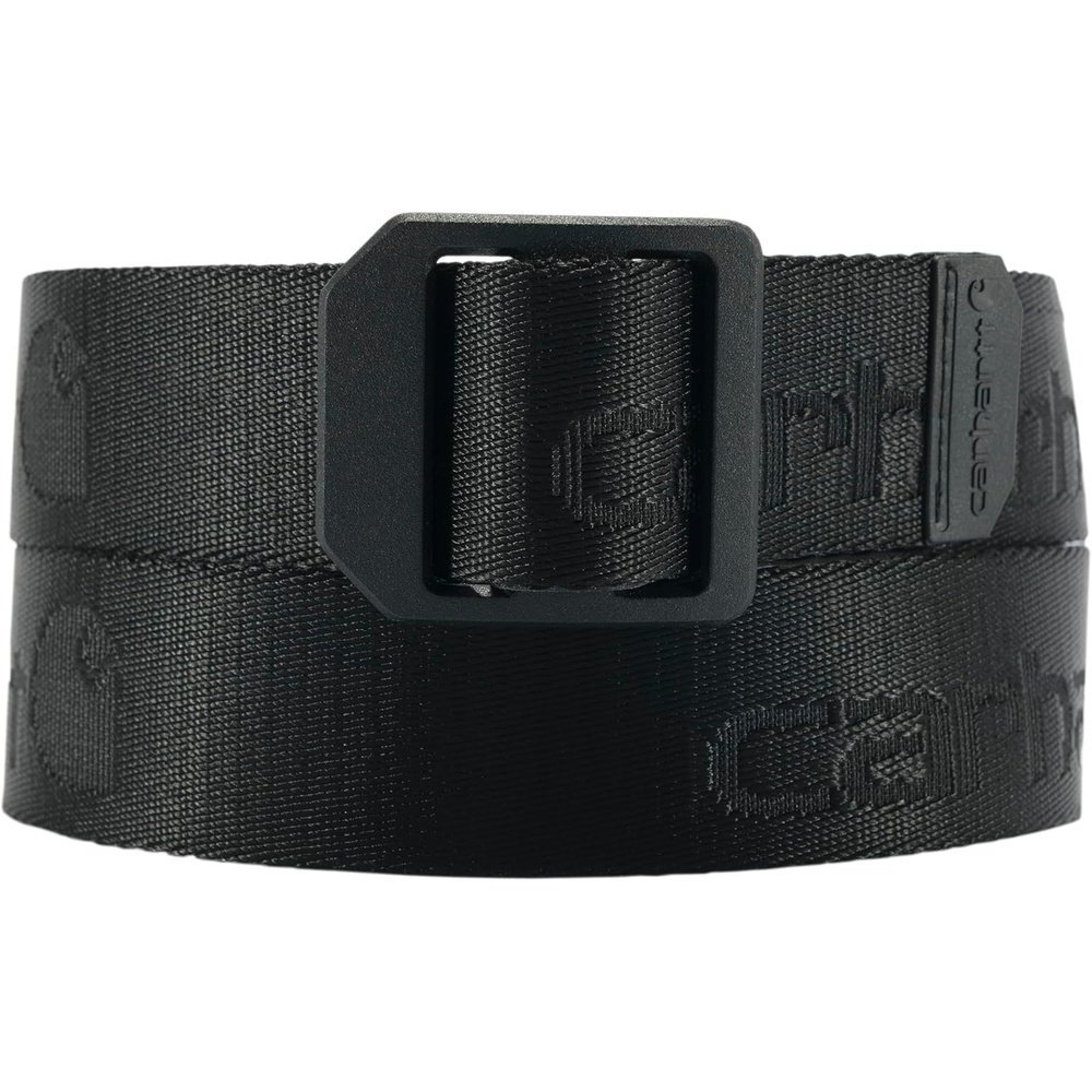 imageCarhartt Mens Rugged Flex Nylon Webbing BeltNylon Webbing Ladder Lock Black