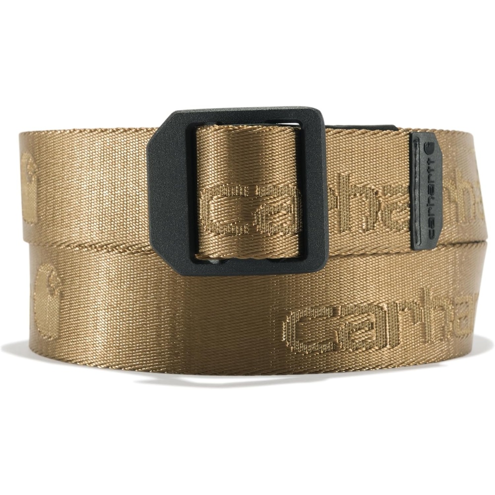 imageCarhartt Mens Rugged Flex Nylon Webbing BeltNylon Webbing Ladder Lock Yukon
