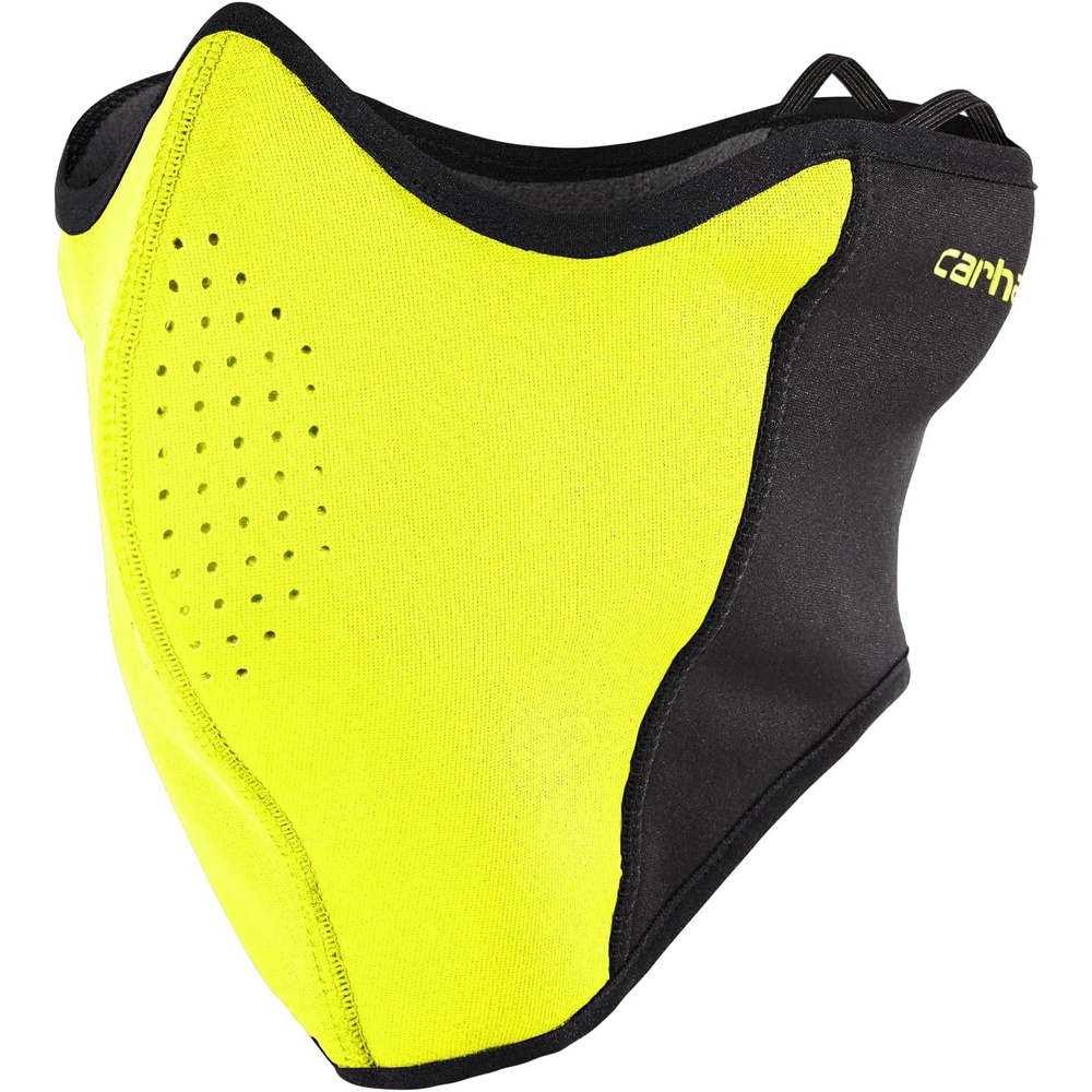 imageCarhartt Unisex Force Heavyweight Face Mask Black Brite Lime One Size