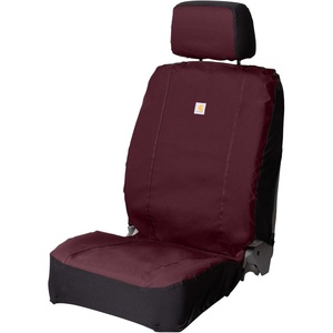 Carhartt 700D Nylon Duck Canvas Fitted Bucket Seat Cover, Durable Seat Protection with Rain Defender, Charcoal(Port)